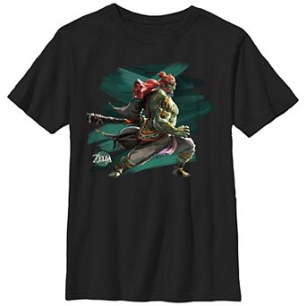 Boys 6-20 The Legend Of Zelda Tears Of The Kingdom Ganondorf Paint Graphic Tee