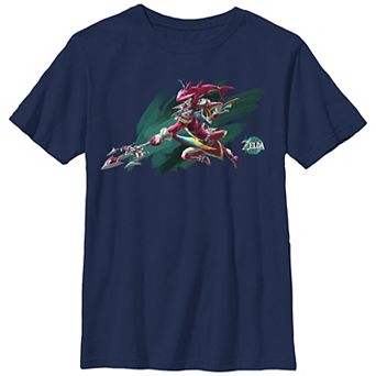 Boys 6-20 The Legend Of Zelda Tears Of The Kingdom Prince Sidon Paint Graphic Tee