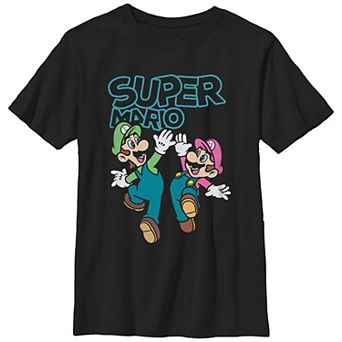 Boys 6-20 Super Mario Bros And Luigi High Five Graphic Tee