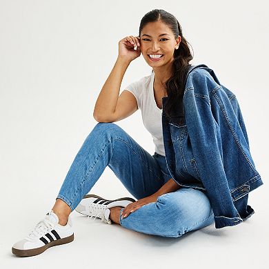 Women's Sonoma Goods For Life® Curvy Mid-Rise Slim Ankle Jeans