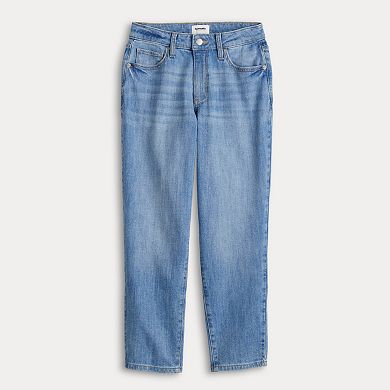 Women's Sonoma Goods For Life® Curvy Mid-Rise Slim Ankle Jeans