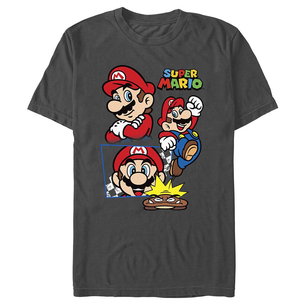 Men's Super Mario Bros Winners Attitude Graphic Tee
