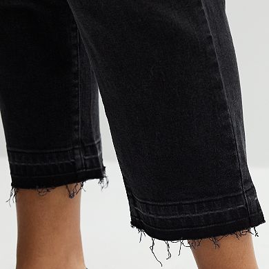 Plus Size Sonoma Goods For Life® Curvy Mid Rise Slim-Fit Ankle Jeans
