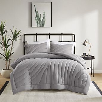 Intelligent Design Juniper Poly Jersey Puffy Comforter Set