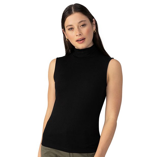 マメ クロゴウチCarnation Willow Sleeveless Tops Mandarin Collar Sleeveless Top – Maven West Clothing