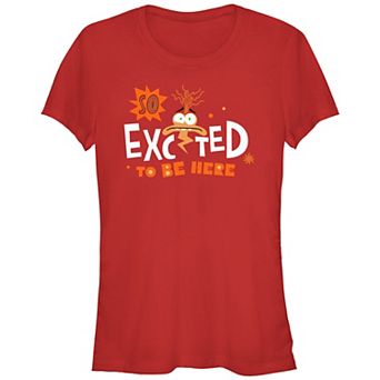 Disney / Pixar's Inside Out 2 Juniors' So Excited To Be Here Graphic Tee