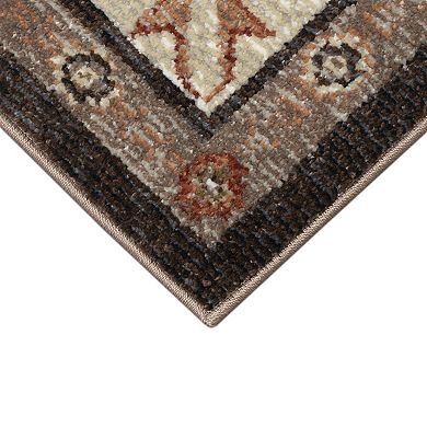 Liora Manne Ariana Floral Medallion Indoor Rug