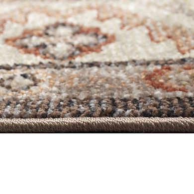 Liora Manne Ariana Floral Medallion Indoor Rug