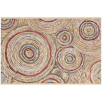 Liora Manne Esencia Basket Circles Indoor Outdoor Mat