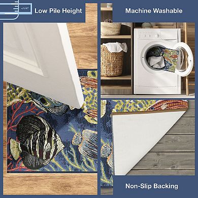 Liora Manne Esencia Fish Indoor Outdoor Mat