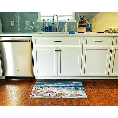 Liora Manne Esencia Dog Beach Indoor Outdoor Mat