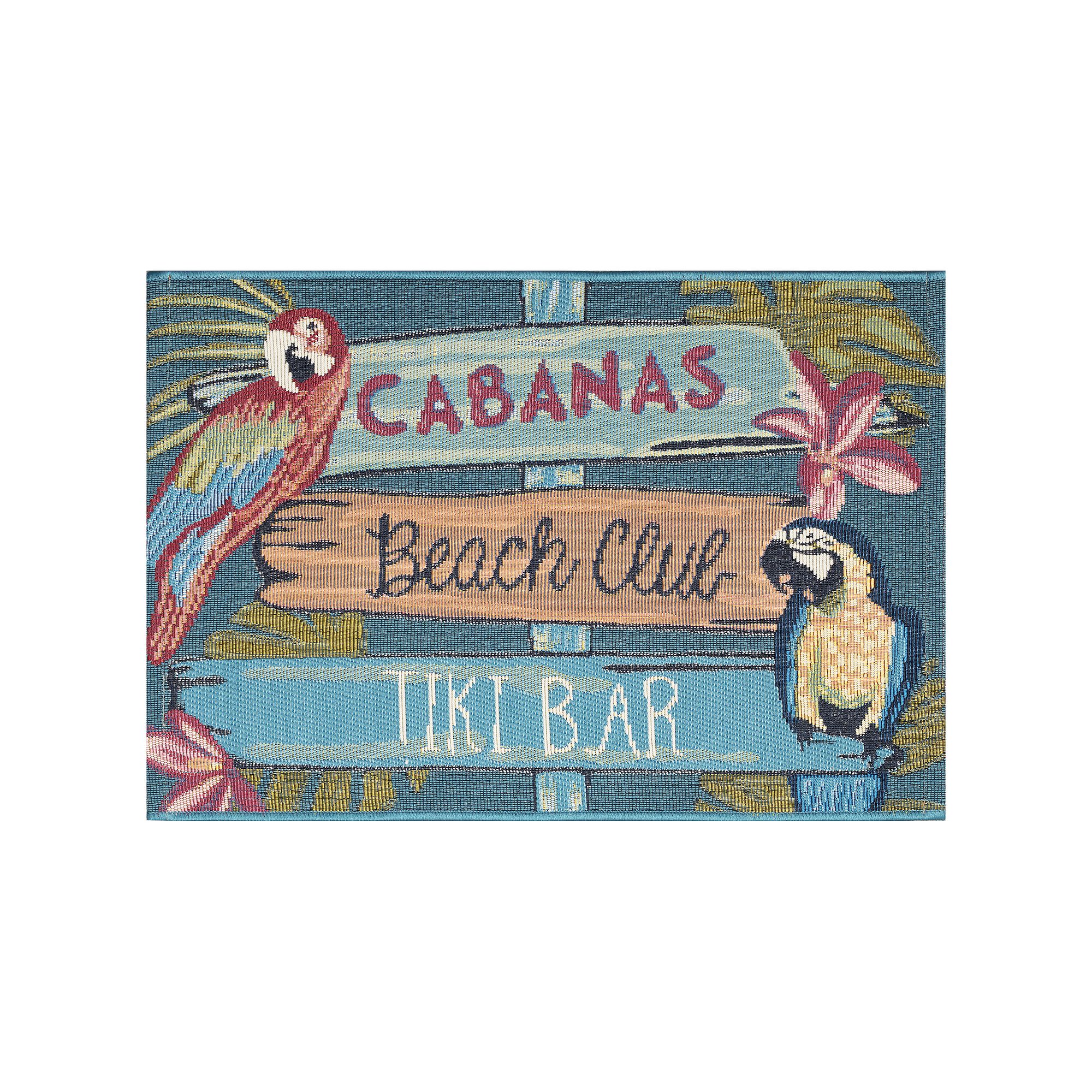 Liora Manne Esencia Summer Signs Indoor Outdoor Mat, Multi