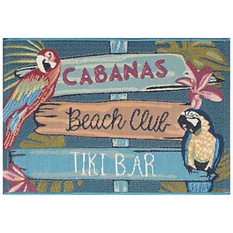 Liora Manne Esencia Summer Signs Indoor Outdoor Mat