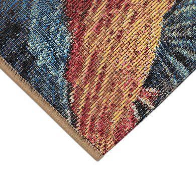 Liora Manne Esencia Three Roosters Indoor Outdoor Mat