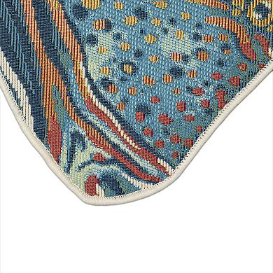 Liora Manne Esencia Triggerfish Indoor Outdoor Mat