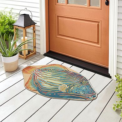 Liora Manne Esencia Triggerfish Indoor Outdoor Mat