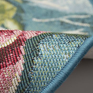 Liora Manne Esencia Frog And Lotus Indoor/Outdoor Mat