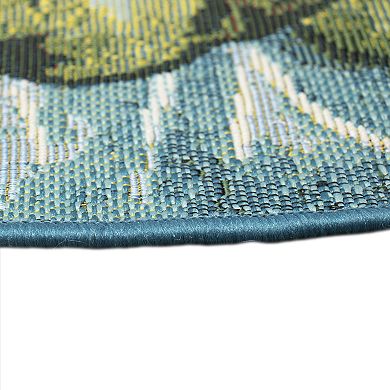 Liora Manne Esencia Frog And Lotus Indoor/Outdoor Mat