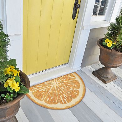 Liora Manne Esencia Lemon Indoor Outdoor Mat