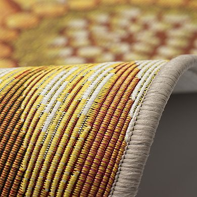 Liora Manne Esencia Sunflower Indoor Outdoor Mat