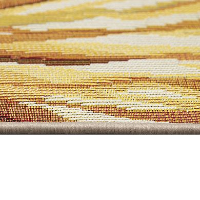 Liora Manne Esencia Sunflower Indoor Outdoor Mat