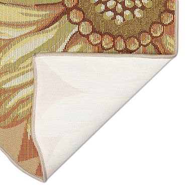 Liora Manne Esencia Sunflower Indoor Outdoor Mat
