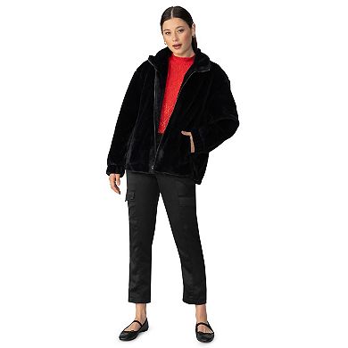 Women's Modern Supply by Sanctuary Faux Fur Zip Up Jacket