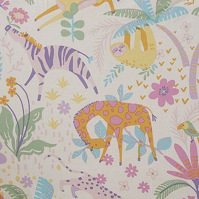 Intelligent Design Thea Floral Reversible Cotton Duvet Cover Set with Throw Pillow