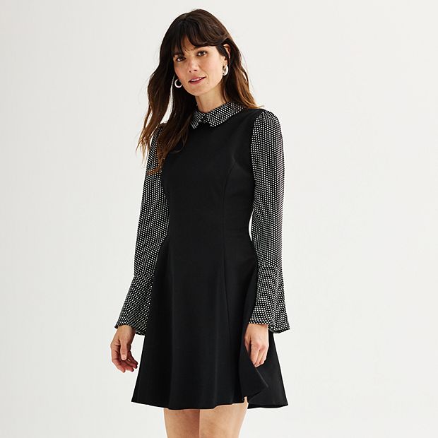 andrew marc dress black and white Marc New York by Andrew Marc