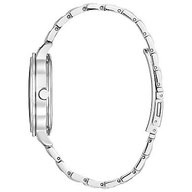 Disney's Cinderella Citizen Women's Stainless Steel Crystal Accent Blue Dial Bracelet Watch