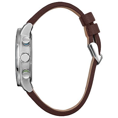 Citizen Eco-Drive Men's Star Wars Luke Skywalker Chronograph Dial Leather Strap Watch