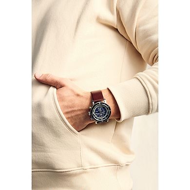 Citizen Eco-Drive Men's Star Wars Luke Skywalker Chronograph Dial Leather Strap Watch