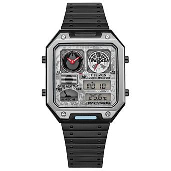 Citizen Men's Star Wars Millennium Falcon Black IP Stainless Steel Bracelet Watch