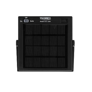 Techko Solar Modern Candle LED Lantern with Handle