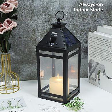 Techko Solar Candle Vintage Hanging LED Lantern