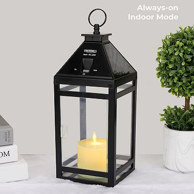 Techko Solar Candle Vintage Hanging LED Lantern