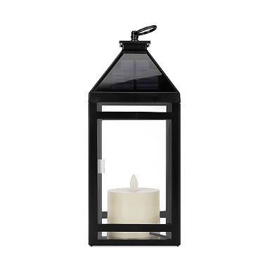 Techko Solar Candle Vintage Hanging LED Lantern