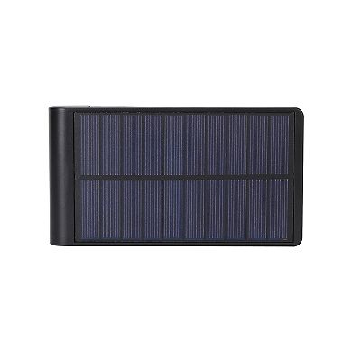 Techko 2-Piece Outdoor Solar-Powered L-Shaped Path Lights Set
