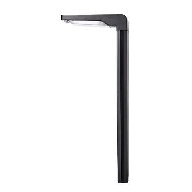 Techko 2-Piece Outdoor Solar-Powered L-Shaped Path Lights Set