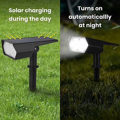 Techko Outdoor Solar LED Spotlight