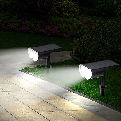 Techko Outdoor Solar LED Spotlight