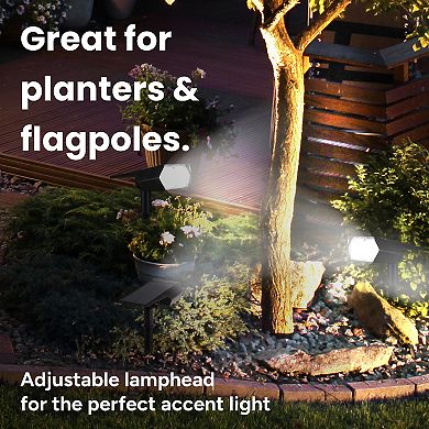 Techko Outdoor Solar LED Spotlight