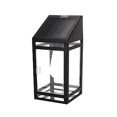 Techko Solar-Powered Wall Lantern