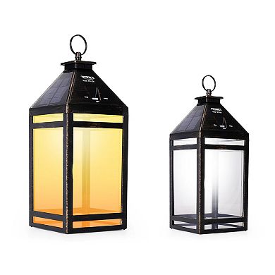 Techko Solar-Powered Portable Hanging Lantern