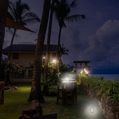 Techko Solar-Powered Portable Hanging Lantern