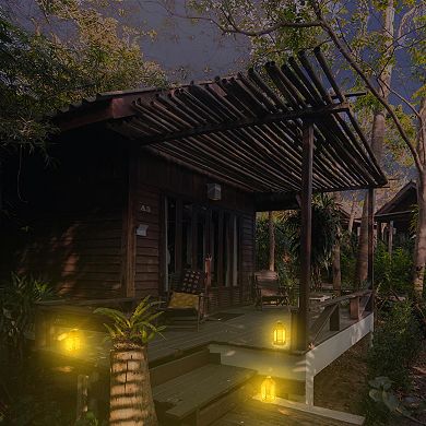 Techko Solar-Powered Portable Hanging Lantern
