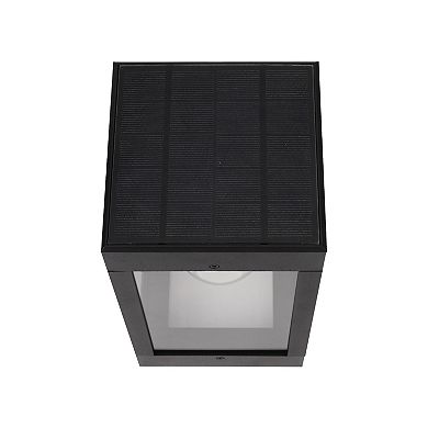 Techko Outdoor Solar-Powered Wall Light Sconce