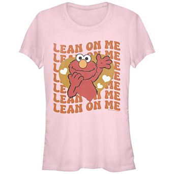 Juniors' Sesame Street Elmo Lean On Me Graphic Tee