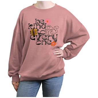 Juniors' Sesame Street Elmo Be Kind To Everyone Oversized Fleece