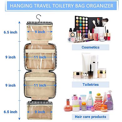 Hanging Toiletry Bag For Women, Large Capacity Travel Bag For ...